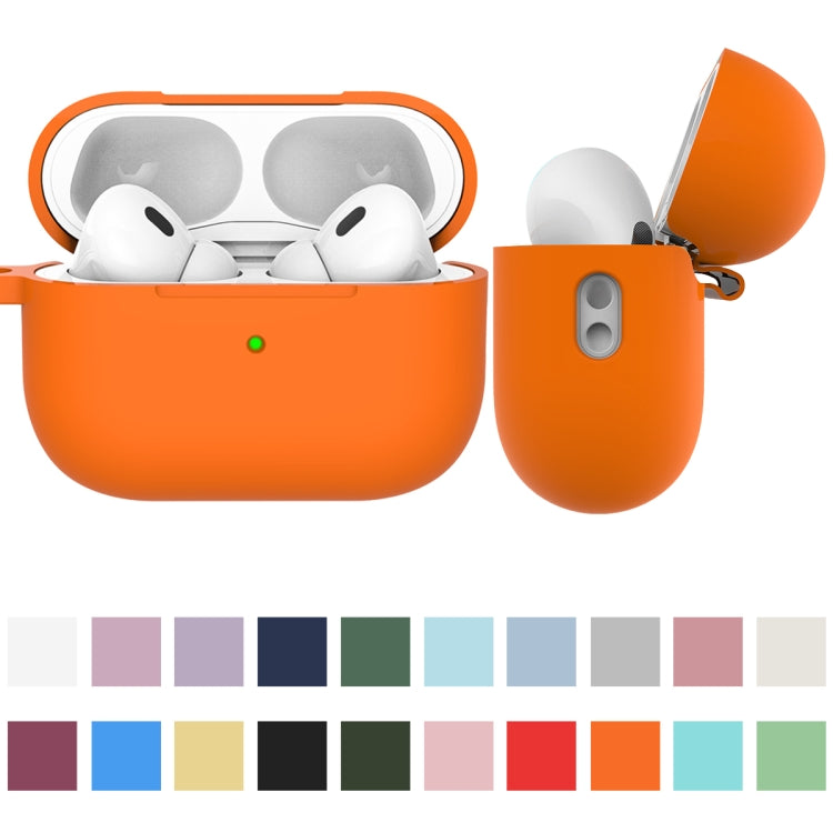 For AirPods Pro 2 Thickened One-piece Shockproof Earphone Case(Light Grey) - For AirPods Pro 2 by PMC Jewellery | Online Shopping South Africa | PMC Jewellery | Buy Now Pay Later Mobicred