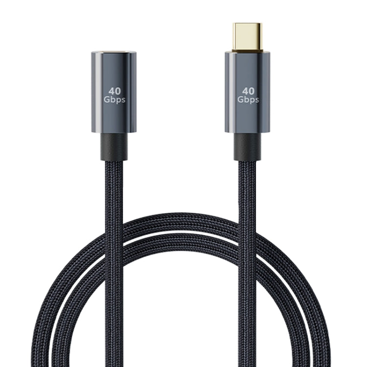 USB4.0 40Gbps Type-C Male to Female Extension Cable, Length:0.8m - free shipping - PMC Jewellery - Order now!
