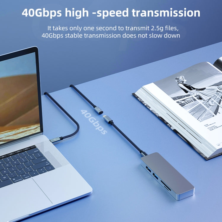 USB4.0 40Gbps Type-C Male to Female Extension Cable, Length:0.8m - free shipping - PMC Jewellery - Order now!