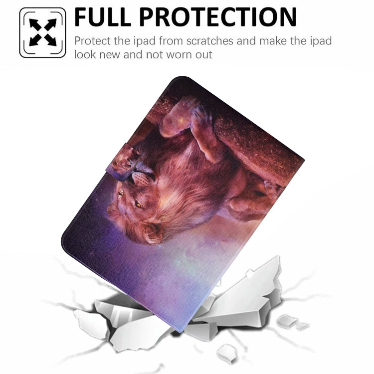 For Huawei MediaPad T3 10 Electric Pressed TPU Leather Tablet Case(Lion King) - Huawei by PMC TechLife | Online Shopping South Africa | PMC TechLife | Buy Now Pay Later Mobicred