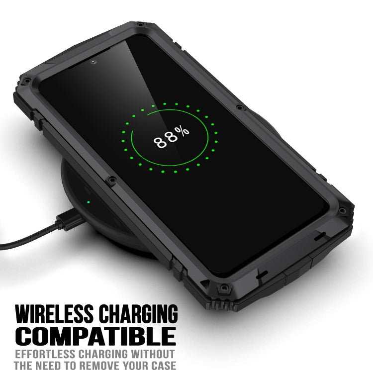 For Samsung Galaxy S23 5G R-JUST Life Waterproof Dustproof Shockproof Phone Case(Black) - free shipping - PMC Jewellery - Order now!