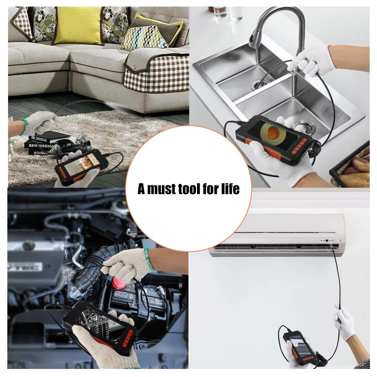 P40 8mm HD Waterproof Portable Integrated Hand-held Vertical Screen Industry Endoscope, Length:10m(Hardwire) - by PMC Jewellery | Online Shopping South Africa | PMC Jewellery | Buy Now Pay Later Mobicred