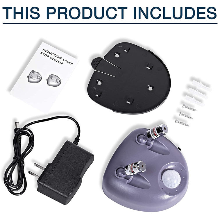 Parking Assist Dual-head Laser Parking Meter, Plug Type:US Plug(Grey) - Car Modification by PMC TechLife | Online Shopping South Africa | PMC TechLife | Buy Now Pay Later Mobicred