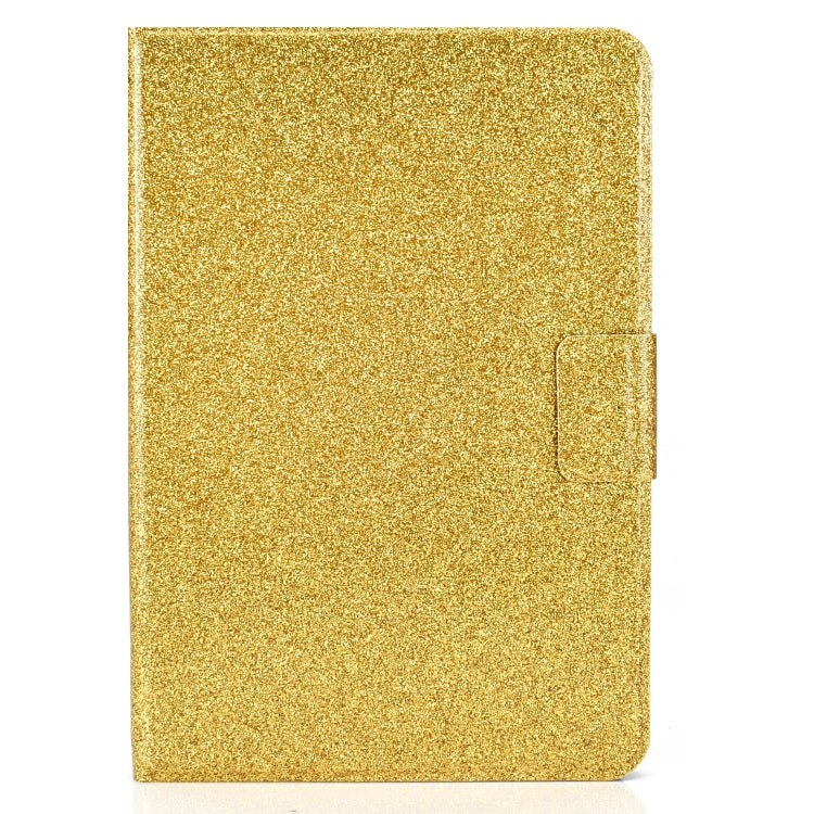 For Amazon Kindle Youth Version 2022 Varnish Glitter Powder Smart Leather Tablet Case(Yellow)