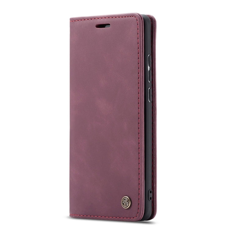 For Xiaomi Redmi K30 Pro CaseMe-013 Multifunctional Horizontal Flip Leather Case with Card Slot & Holder & Wallet(Wine Red)