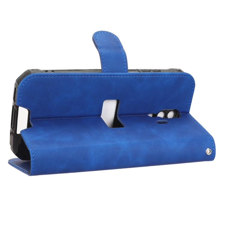 For Blackview BV7200 Skin Feel Magnetic Flip Leather Phone Case(Blue) - free shipping - PMC TechLife - Order now!