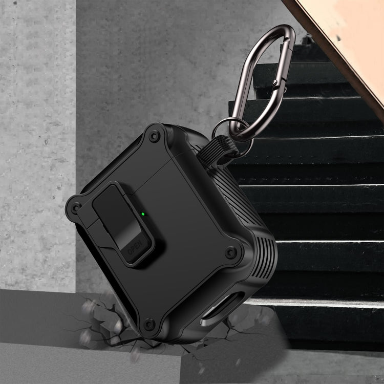 For AirPods 1 / 2 Eagle Shockproof Earphone Protective Case with Switch(Green) - For AirPods 1/2 by PMC Jewellery | Online Shopping South Africa | PMC Jewellery | Buy Now Pay Later Mobicred