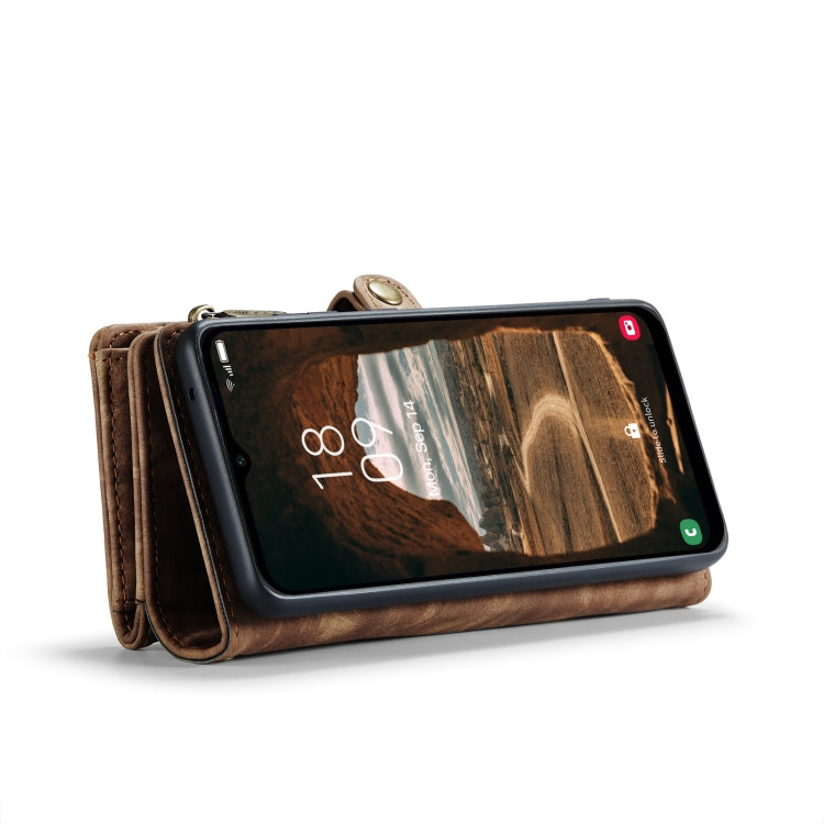 For Samsung Galaxy A14 5G CaseMe 008 Detachable Multifunctional Leather Phone Case(Brown) - free shipping - PMC Jewellery - Order now!