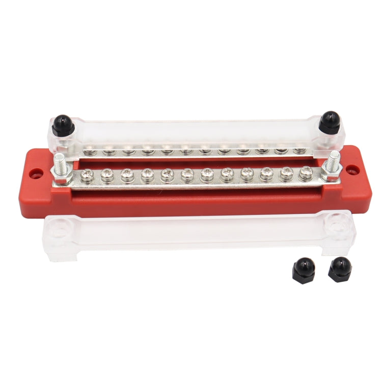 CP-3111 1 Pair 150A 12-48V RV Yacht Double-row 12-way Busbar - Booster Cable & Clip by PMC TechLife | Online Shopping South Africa | PMC TechLife | Buy Now Pay Later Mobicred