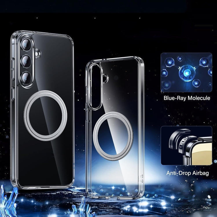 For Samsung Galaxy S25+ 5G Transparent Frosted MagSafe Phone Case