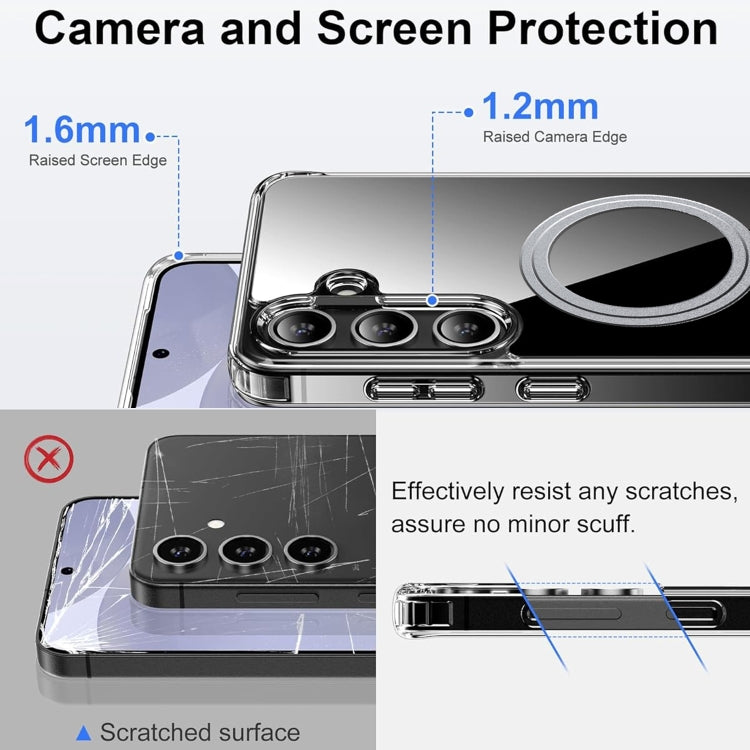 For Samsung Galaxy S25+ 5G Transparent Frosted MagSafe Phone Case