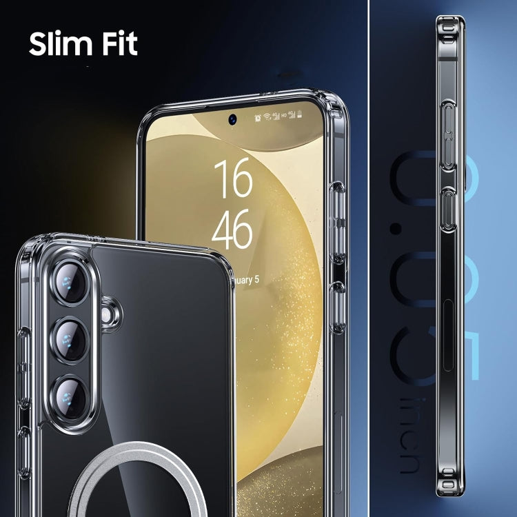 For Samsung Galaxy S25 5G Transparent Frosted MagSafe Phone Case