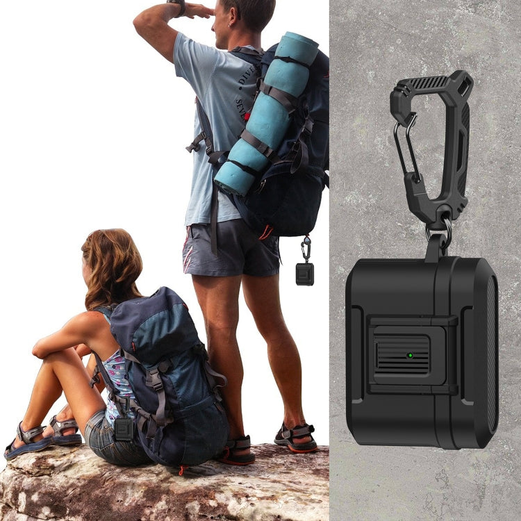 For AirPods Pro 2 Earphone TPU + PC Protective Case(Dark Green) - For AirPods Pro 2 by PMC Jewellery | Online Shopping South Africa | PMC Jewellery | Buy Now Pay Later Mobicred