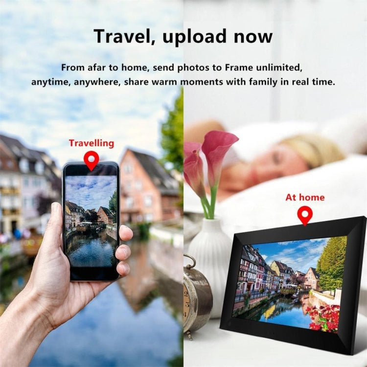 10.1 inch IPS Display WiFi Cloud Photo Frame, RK3126C Quad Core up to 1.5GHz, 1GB+16GB, Power Plug:AU Plug(Black)