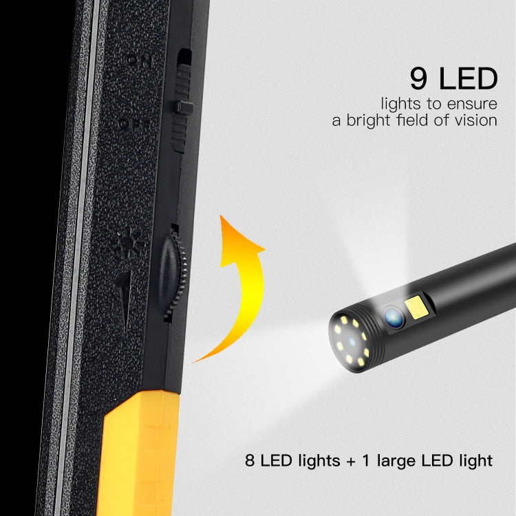 P50 4.5 inch Dual Camera with Screen Endoscope, Length:2m Hard Line(8mm) - by PMC Jewellery | Online Shopping South Africa | PMC Jewellery | Buy Now Pay Later Mobicred