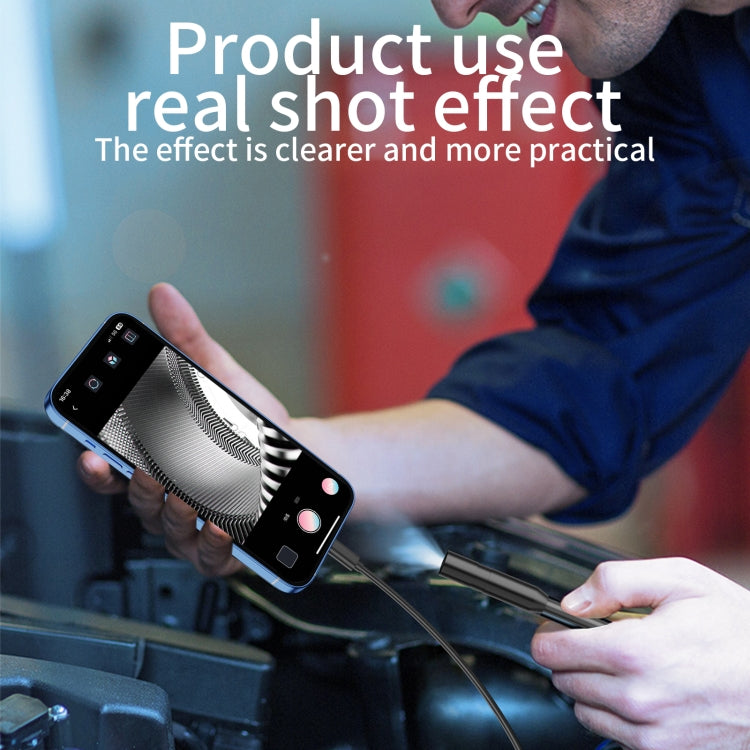 AN112 IP68 8LEDS 8mm Industrial Videoscope for iPhone 8 Pin, Length:10m Flexible Line - by PMC Jewellery | Online Shopping South Africa | PMC Jewellery | Buy Now Pay Later Mobicred