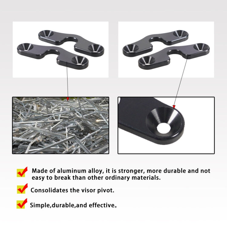 For Jeep Wrangler JK / JL / JT 2018 Car Sun Visor Clip Mount - Sunglasses & Glasses Clips by PMC TechLife | Online Shopping South Africa | PMC TechLife | Buy Now Pay Later Mobicred