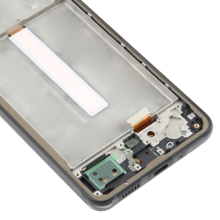 For Samsung Galaxy A33 5G SM-A336 6.36 inch OLED LCD Screen Digitizer Full Assembly with Frame(Black)