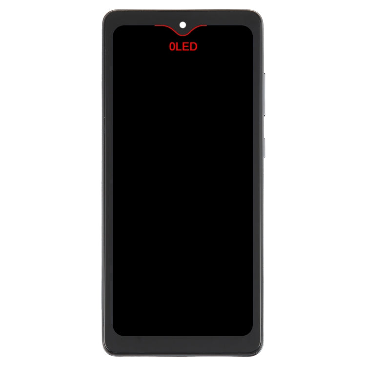 6.36 inch OLED LCD Screen for Samsung Galaxy A72 SM-A725 6.33 inch Digitizer Full Assembly with Frame(Black)