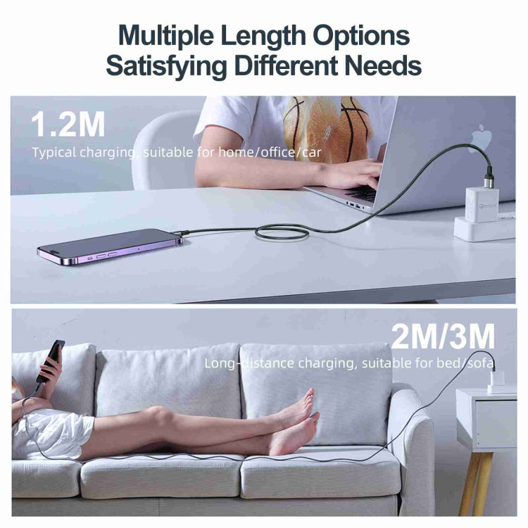 JOYROOM S-UL012A10 Extraordinary Series 2.4A USB-A to 8 Pin Fast Charging Data Cable, Cable Length:1.2m(White) - Normal Style Cable by JOYROOM | Online Shopping South Africa | PMC TechLife | Buy Now Pay Later Mobicred