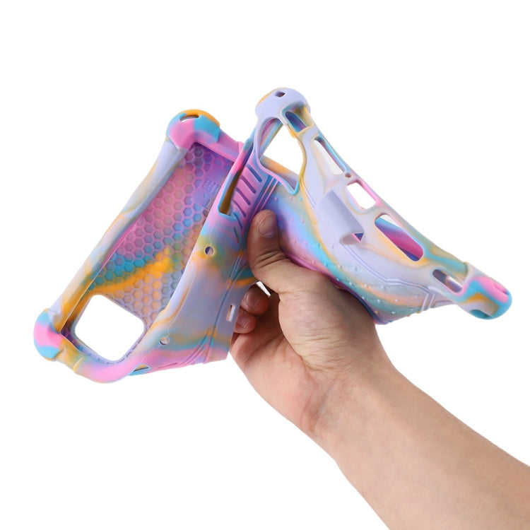 For TCL 10 Tab Max 4G Portable Silicone Tablet Protective Case(Blue) - Others by PMC TechLife | Online Shopping South Africa | PMC TechLife | Buy Now Pay Later Mobicred