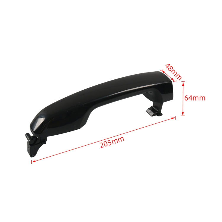 A7568-01 For Toyota Prado Car Left Front Outside Handle with Hole 69211-60090 - Door Handles by PMC TechLife | Online Shopping South Africa | PMC TechLife | Buy Now Pay Later Mobicred