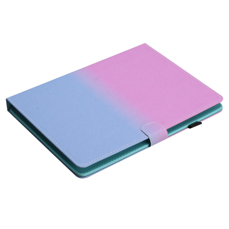 For 10 inch Universal Stitching Gradient Leather Tablet Case(Purple Blue) - 10 - 11 inch by PMC TechLife | Online Shopping South Africa | PMC TechLife | Buy Now Pay Later Mobicred