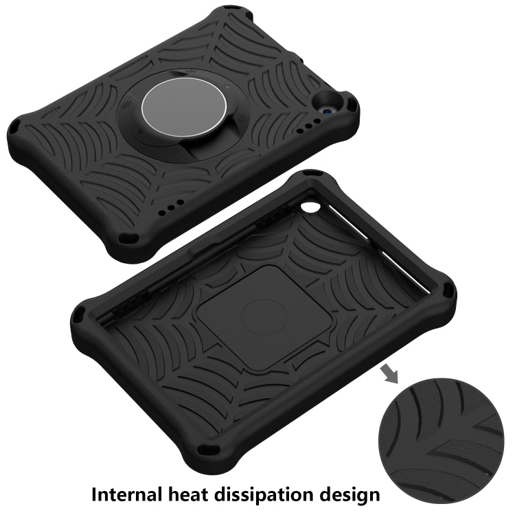 For Amazon Kindle Fire HD 8 / 8 Plus 2022 / 2020 Spider King Silicone Protective Tablet Case(Black)