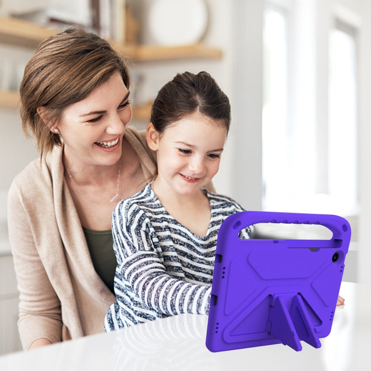 For Lenovo Tab M10 Plus 10.6 3rd Gen 2022 Handle EVA Shockproof Tablet Case with Holder(Purple) - Lenovo by PMC TechLife | Online Shopping South Africa | PMC TechLife | Buy Now Pay Later Mobicred