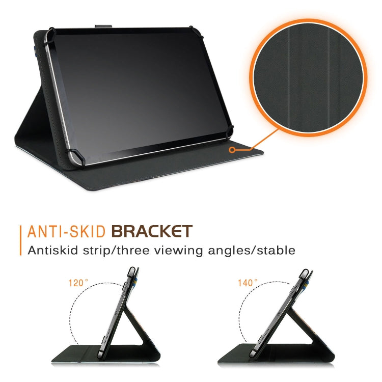 For 10 inch Marble Pattern Stitching Leather Tablet Case(Blue) - free shipping - PMC TechLife - Order now!