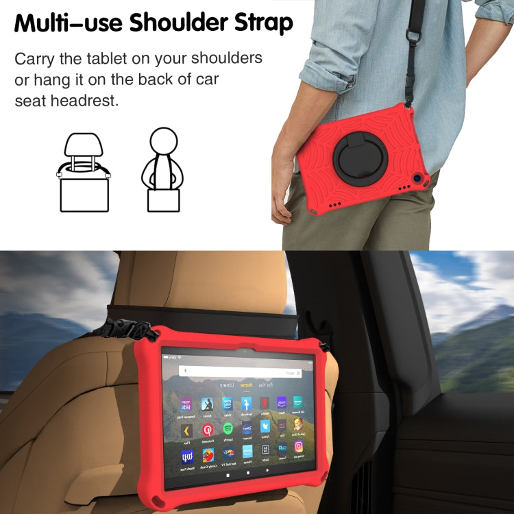 For Amazon Kindle Fire HD 8 2022 / 2020 Spider King Silicone Protective Tablet Case(Red) - Amazon by PMC TechLife | Online Shopping South Africa | PMC TechLife | Buy Now Pay Later Mobicred