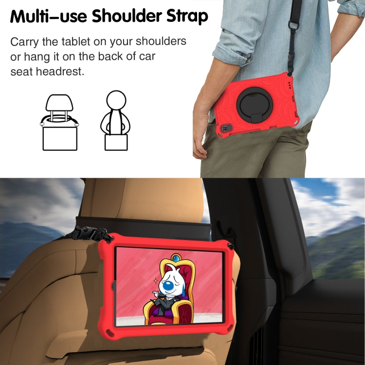 For Huawei MediaPad M5 Lite 8 Spider King Silicone Protective Tablet Case(Red)