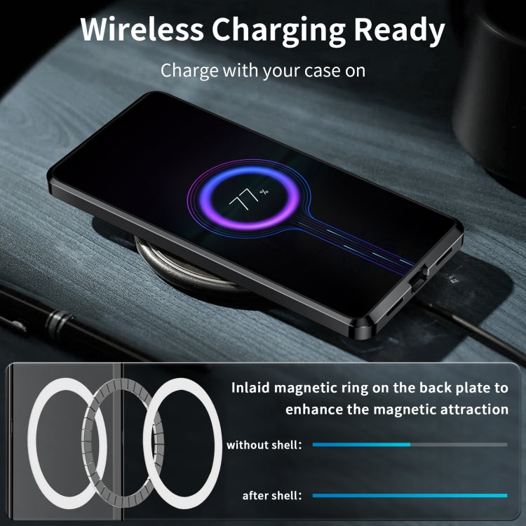 For Xiaomi 13 Pro MagSafe Magnetic Frosted Metal Phone Case(Black)