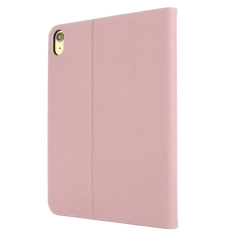 For iPad 2025 / 2022 GEBEI Silk Texture Flip Tablet Leather Case(Rose Gold) - free shipping - PMC Jewellery - Order now!