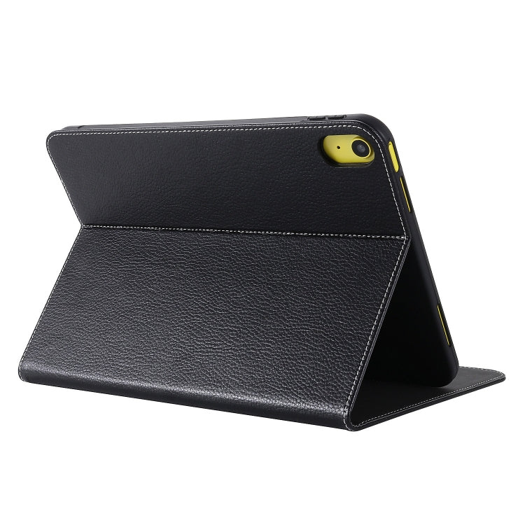 For iPad 2025 / 2022 GEBEI Silk Texture Flip Tablet Leather Case(Black) - free shipping - PMC Jewellery - Order now!