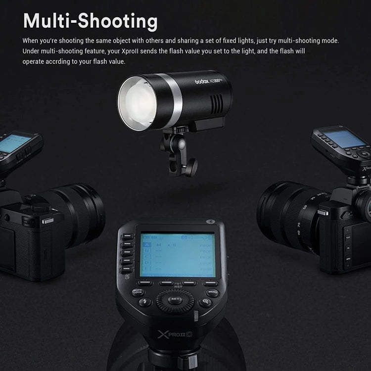 Godox XPro II TTL Wireless Flash Trigger For Canon(Black) - free shipping - PMC Jewellery - Order now!
