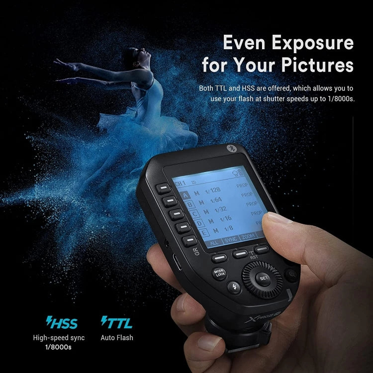 Godox XPro II TTL Wireless Flash Trigger For Sony(Black) - free shipping - PMC Jewellery - Order now!