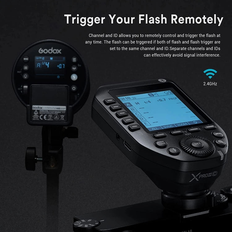 Godox XPro II TTL Wireless Flash Trigger For FUJIFILM(Black) - free shipping - PMC Jewellery - Order now!