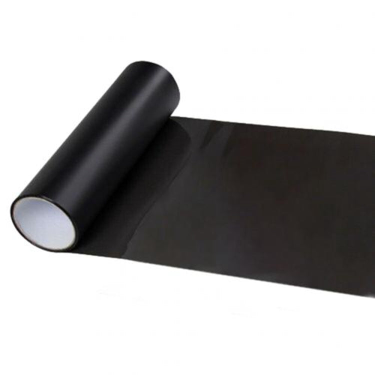 2pcs Car Headlight Protective Film Tail Light Film Motorcycle Fog Light Film, Size:30 x 100cm(Matte Black)