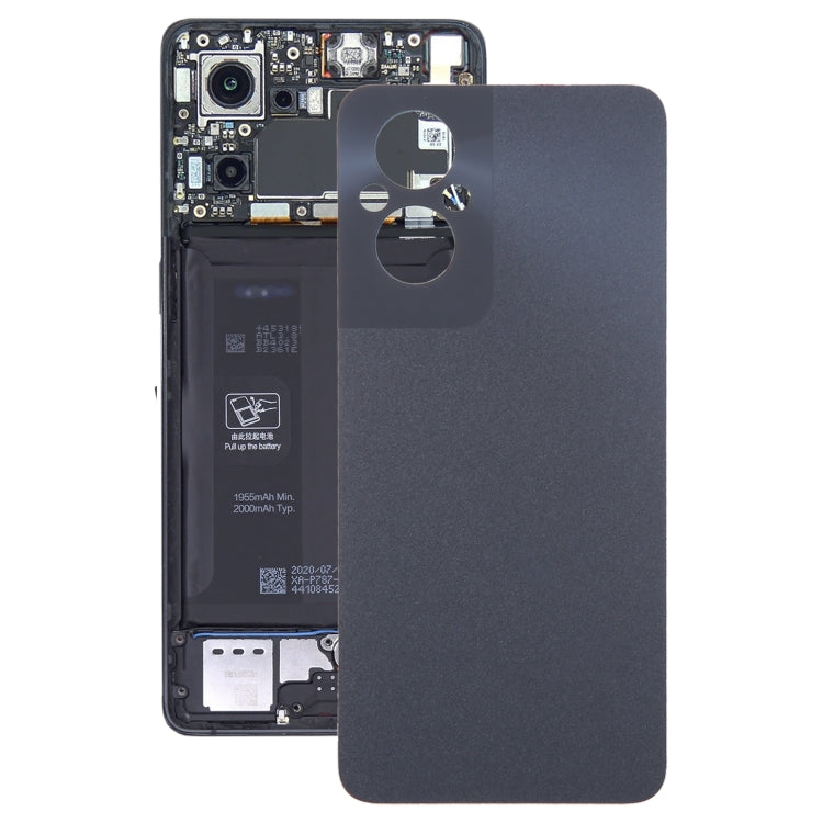 For OPPO Reno7 Z 5G Original Battery Back Cover(Black)