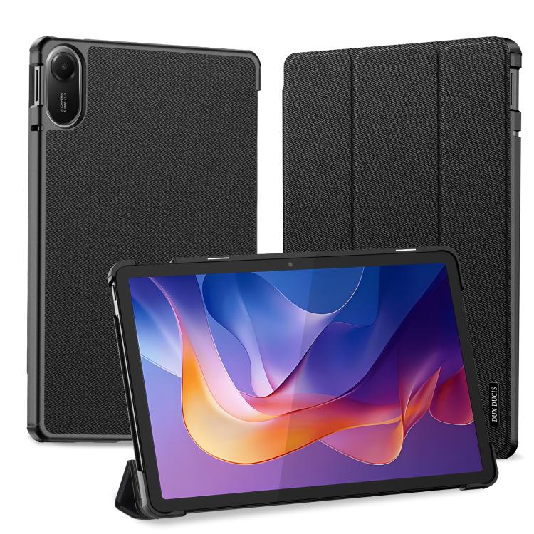 For Xiaomi Redmi Pad 2 DUX DUCIS Domo Series Magnetic Flip Leather Tablet Case(Black)