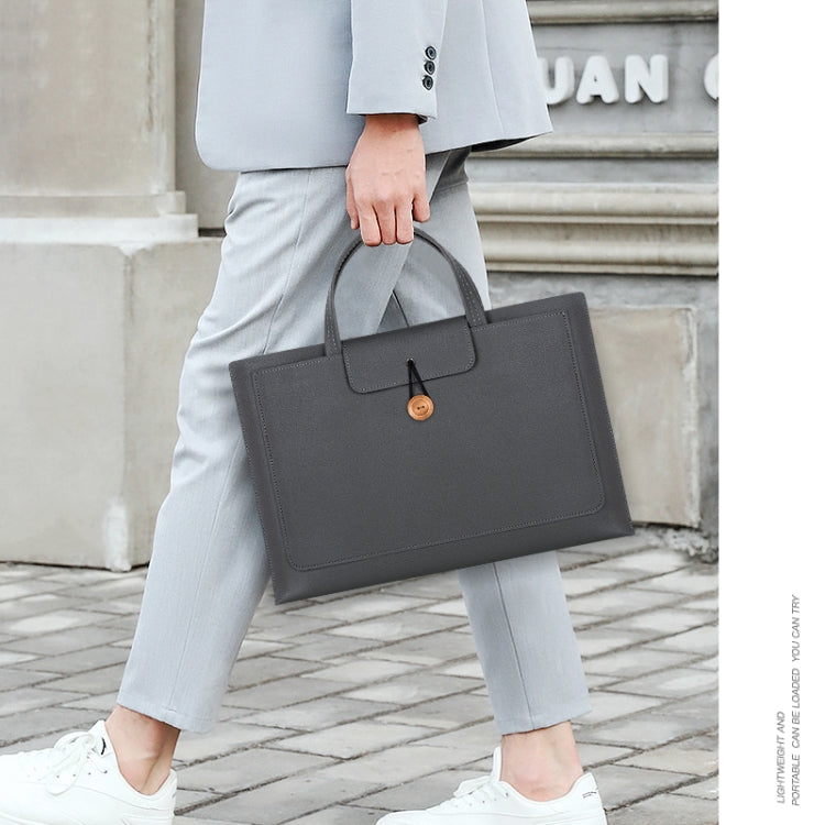 15-16 inch Universal Elastic Thread Button Portable Laptop Inner Bag(Blue) - 15 inch by PMC TechLife | Online Shopping South Africa | PMC TechLife | Buy Now Pay Later Mobicred