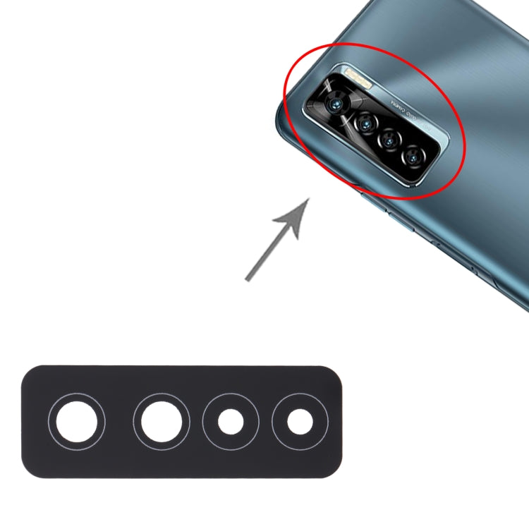 For Tecno Camon 17 Pro CG8 10pcs Back Camera Lens - Camera Parts by PMC TechLife | Online Shopping South Africa | PMC TechLife