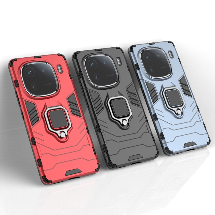 For vivo iQOO 12 Pro 5G Magnetic Ring Holder PC + TPU Phone Case(Black) - iQOO 12 Pro Cases by PMC TechLife | Online Shopping South Africa | PMC TechLife | Buy Now Pay Later Mobicred