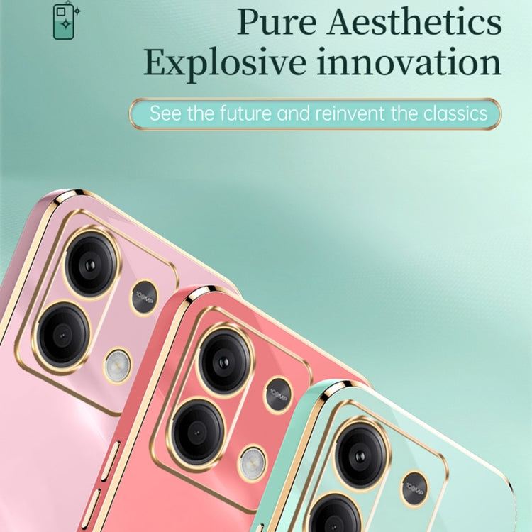 For Xiaomi Redmi Note 13 Pro 4G XINLI Straight Edge 6D Electroplate TPU Phone Case(Black) - Note 13 Pro Cases by XINLI | Online Shopping South Africa | PMC TechLife