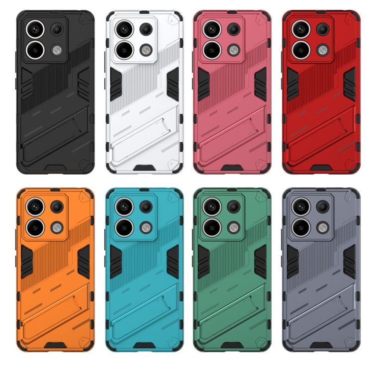 For Xiaomi Redmi Note 13 Pro+ Punk Armor 2 in 1 PC + TPU Phone Case(Red) - Note 13 Pro+ Cases by PMC TechLife | Online Shopping South Africa | PMC TechLife | Buy Now Pay Later Mobicred