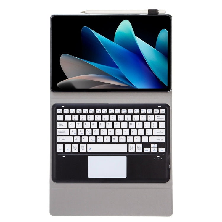 For vivo Pad 2 12.1 inch AV12-A Ultra-thin Split Bluetooth Keyboard Leather Tablet Case with Touchpad(Black+White) - Others Keyboard by PMC TechLife | Online Shopping South Africa | PMC TechLife