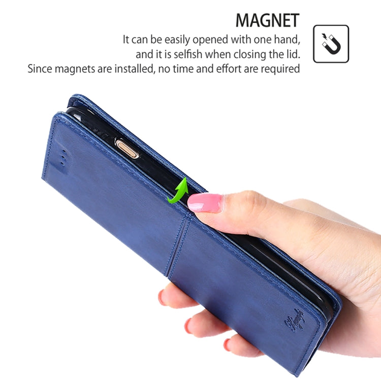 For Huawei Pura 70 Pro / 70 Pro+ 5G Cow Texture Magnetic Leather Phone Case(Blue)