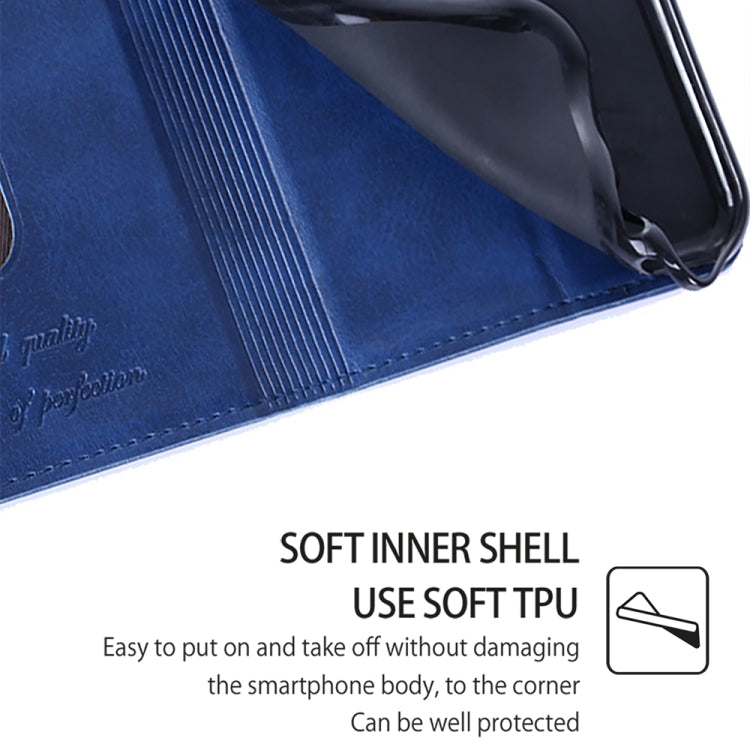 For Huawei Pura 70 Pro / 70 Pro+ 5G Cow Texture Magnetic Leather Phone Case(Blue)