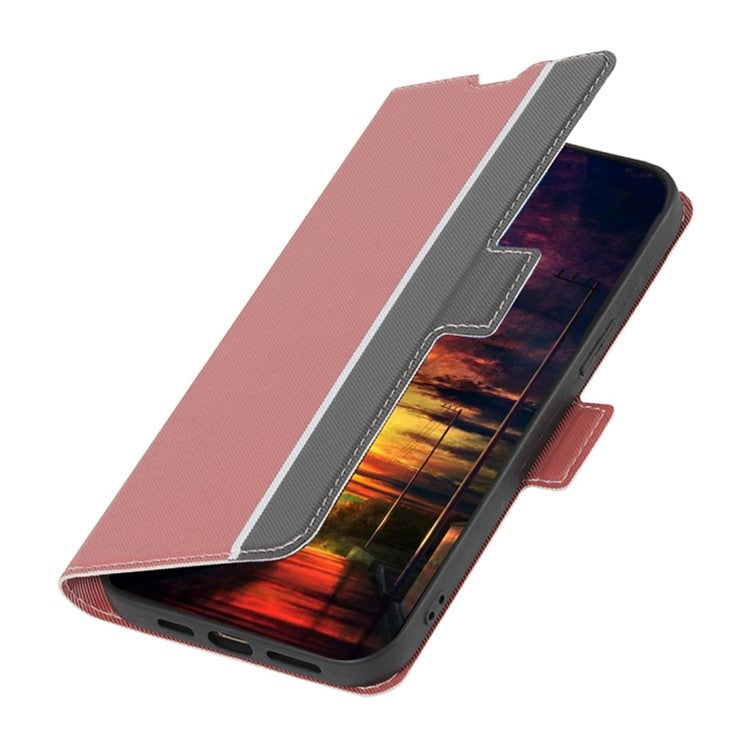 For Huawei Pura 70 Pro / 70 Pro+ 5G Twill Texture Side Button Leather Phone Case(Pink)